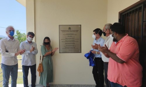 Alexandre Serfiotis inaugura laboratório de geodésia na UFRRJ em Seropédica